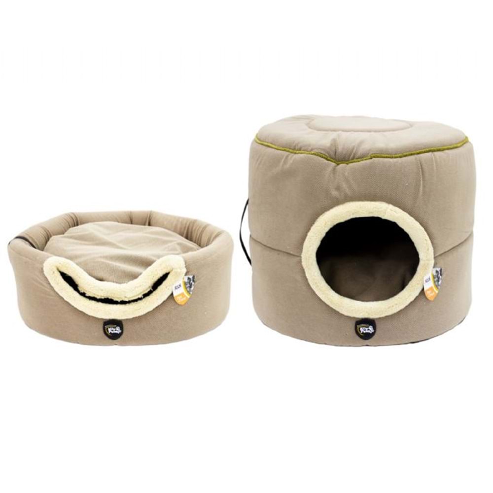 10304-ALLY PAWS SİLİNDİR FONKSİYONEL YUVA 50/50CM