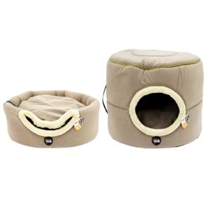 10304-ALLY PAWS SİLİNDİR FONKSİYONEL YUVA 50/50CM