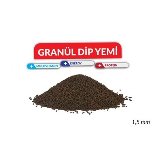FLP056- FLOPPY 1,5MM GRANÜL YAVRU BALIK YEMİ 1KG