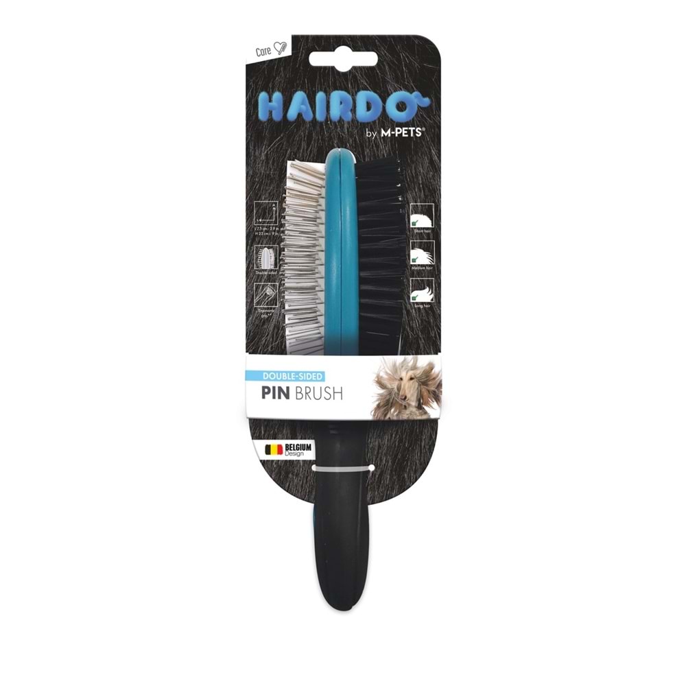 10105899 M-PETS ÇİFT TARAFLI FIRÇA 7,5X23CM