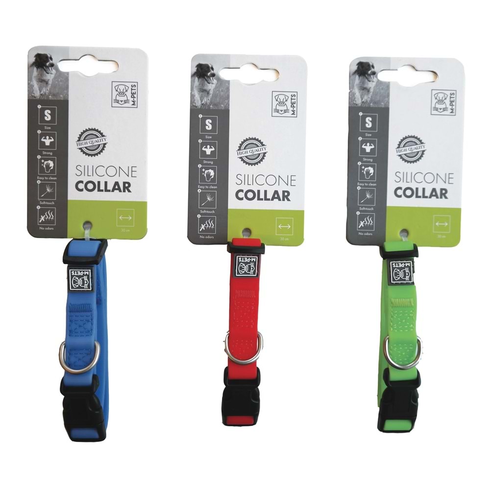 10109199 M-PETS SILICONE KÖPEKLER İÇİN BOYUN TASMASI (S)