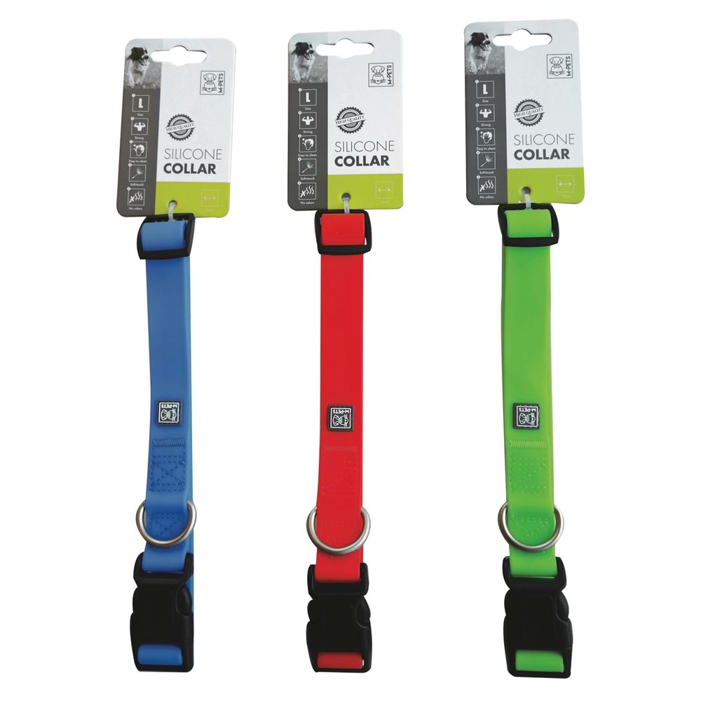 10109399 M-PETS SILICONE KÖPEKLER İÇİN BOYUN TASMASI (L)