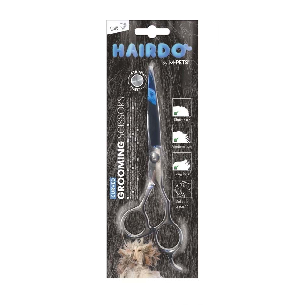 10113800 M-PETS HAIRDO KÖPEKLER İÇİN CAVİSLİ TÜY MAKASI