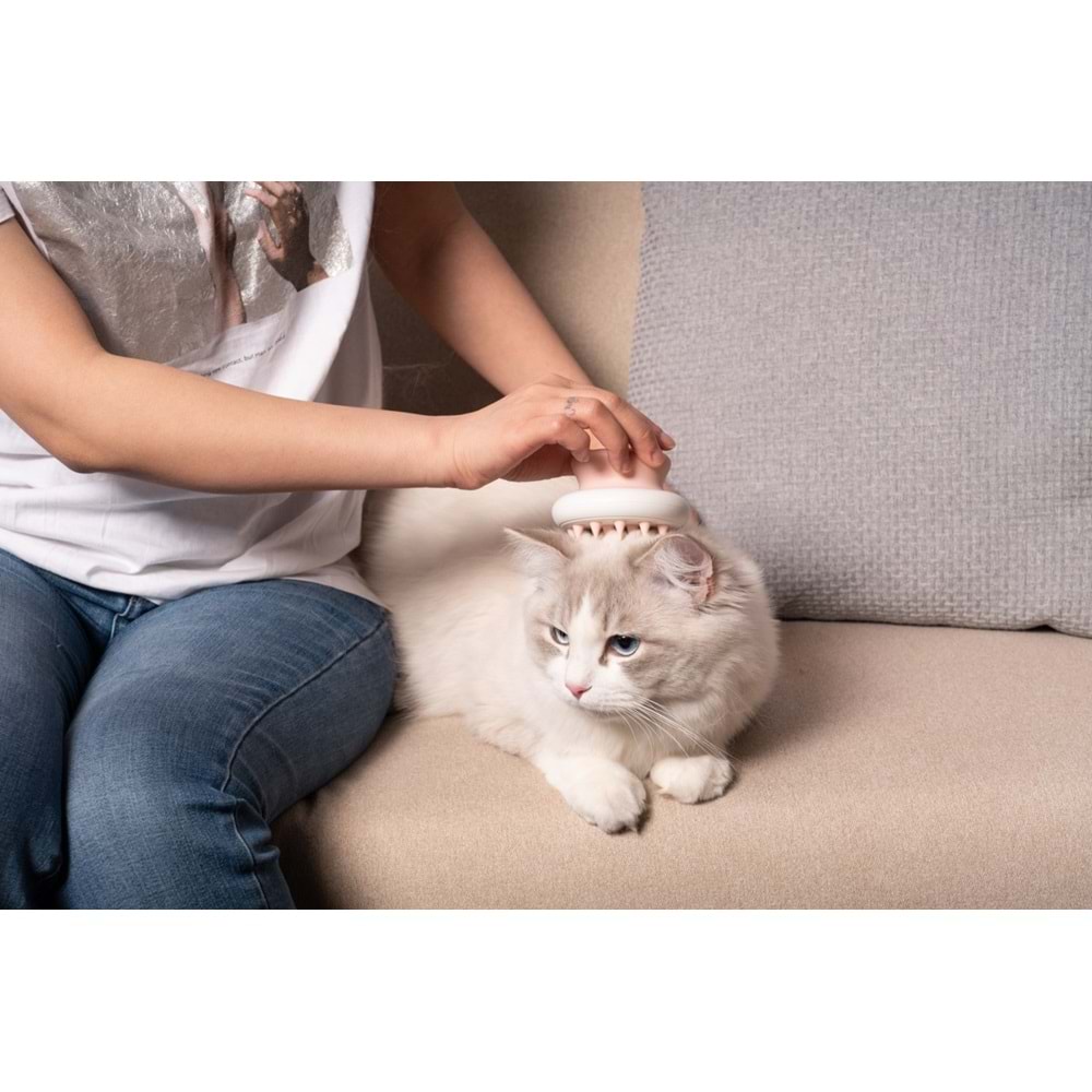 10122099 M-PETS TENDER DİKEN UCLU MASAJ FIRÇASI PİNK