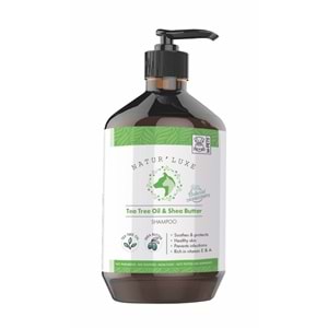 10123499 M-PETS NATURLUXE DOG SHAMPOO TEA TREE & SHEA BUTTER 500ML