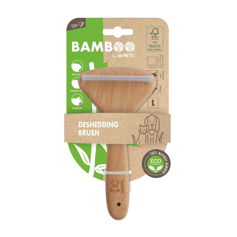 10125899 M-PETS M-PETS BAMBOO TÜY ALICI FURMİNATÖR (L)