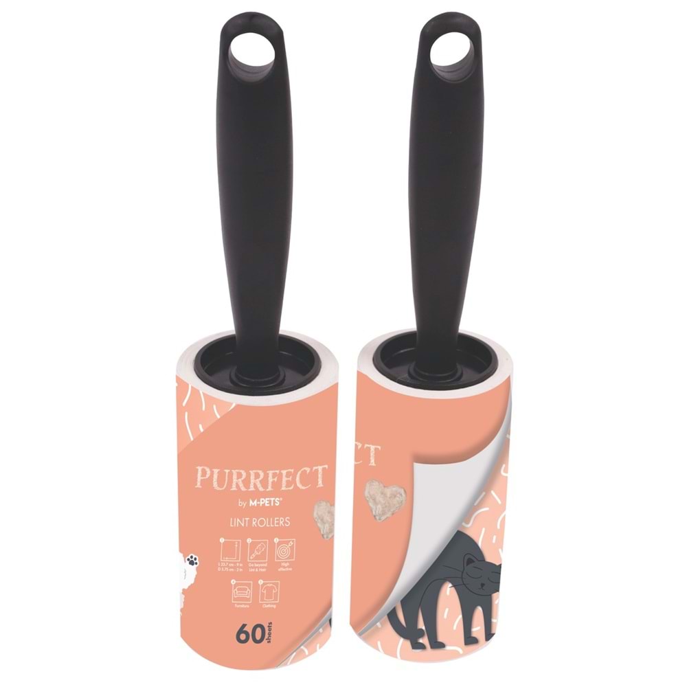 10127799 M-PETS PURRFECT TÜY TOPLAMA RULOSU 60 YAPRAK PİNK