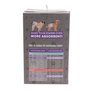 10129701 M-PETS KÖPEK KÜLOTLARI İÇİN TEK KULLANIMLIK EMİCİ PED (M) 24LÜ