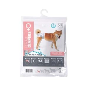 10168999 M-PETS DİŞİ KÖPEKLER İÇİN YIKANABİLİR KÜLOT (S)
