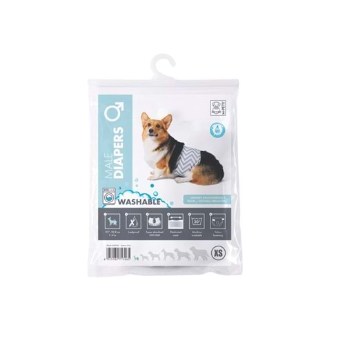 10169399 M-PETS ERKEK KÖPEKLER İÇİN YIKANABİLİR KÜLOT (XS)