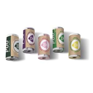 10170699 M-PETS POO DIŞKI POŞETİ 15 YAPRAK GÜL KOKULU 30LU PAKET