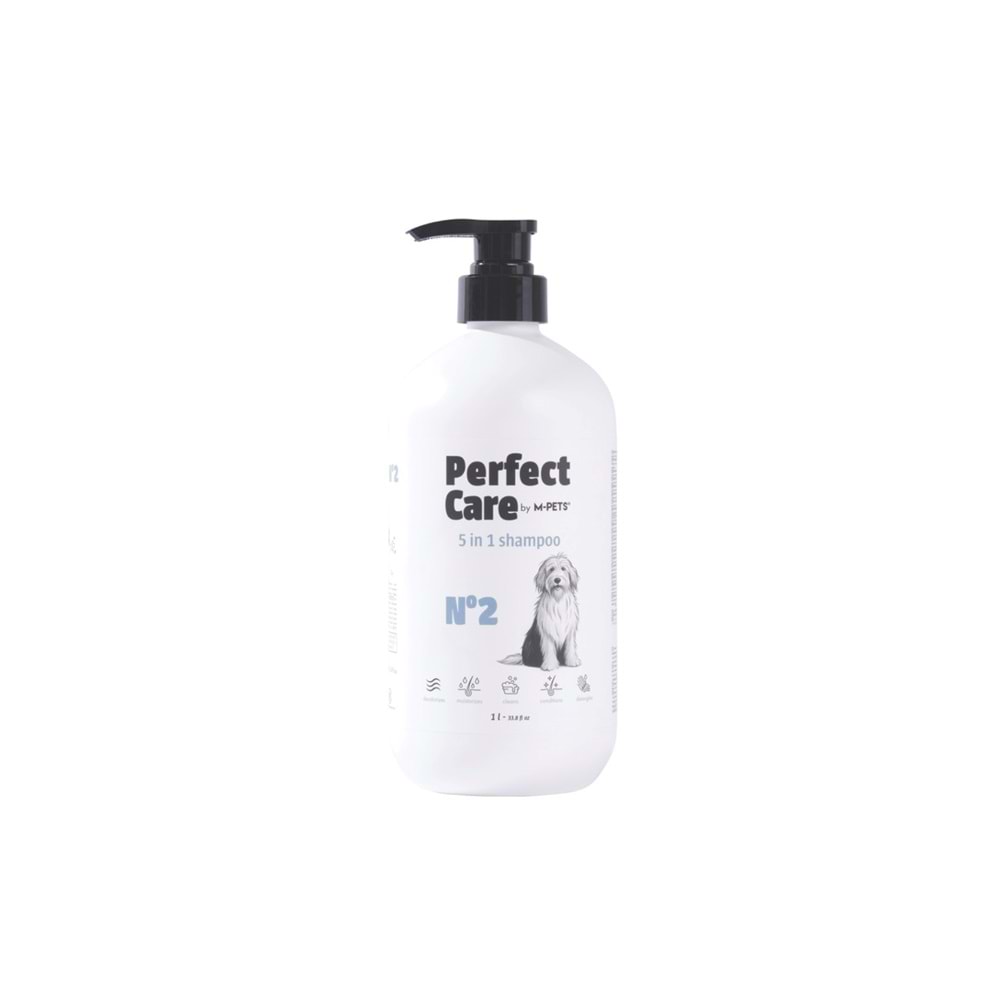 10172599 M-PETS PERFECT CARE NO.2 5i1 ARADA DERiN TEMİZLEYİCİ KÖPEK ŞAMPUANI 1L