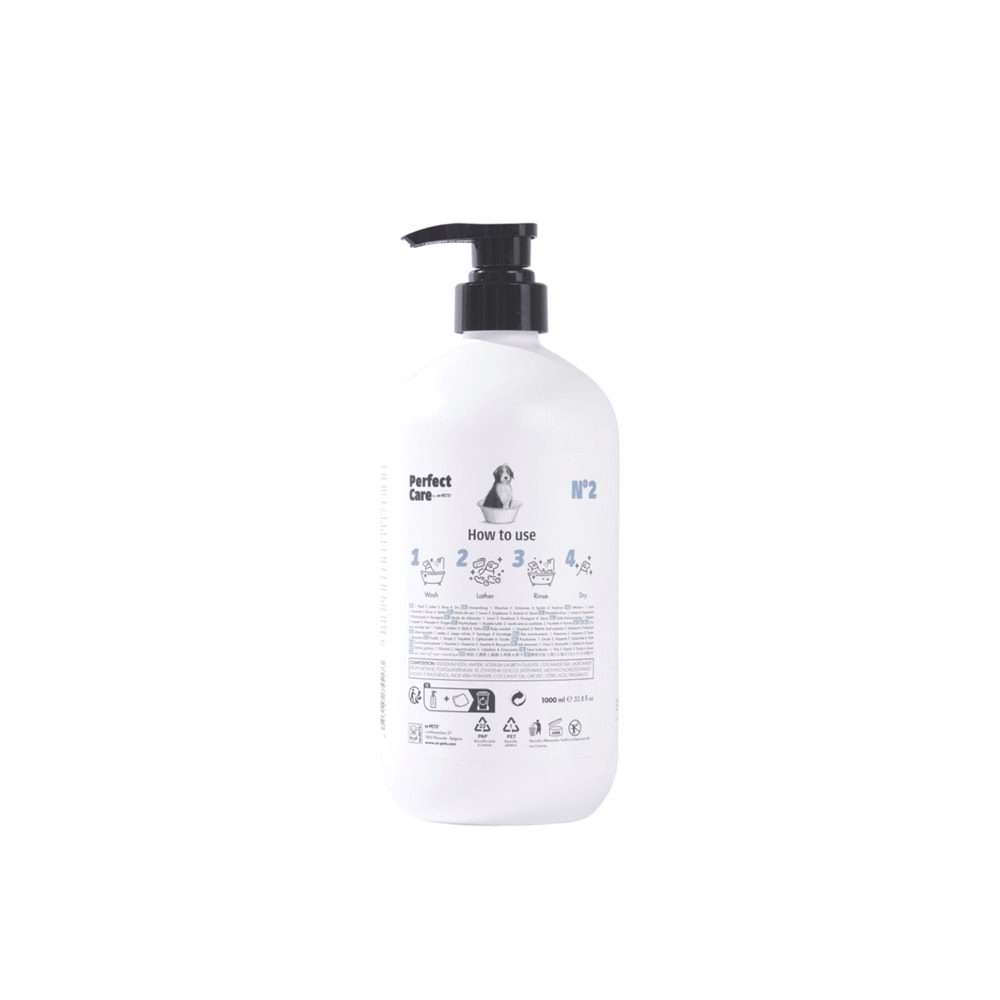 10172599 M-PETS PERFECT CARE NO.2 5i1 ARADA DERiN TEMİZLEYİCİ KÖPEK ŞAMPUANI 1L