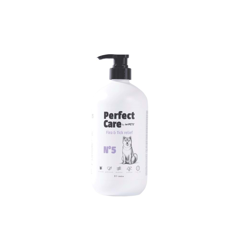 10172999 M-PETS PERFECT CARE NO.5 ANTİ-PARAZİT KÖPEK ŞAMPUANI 1L