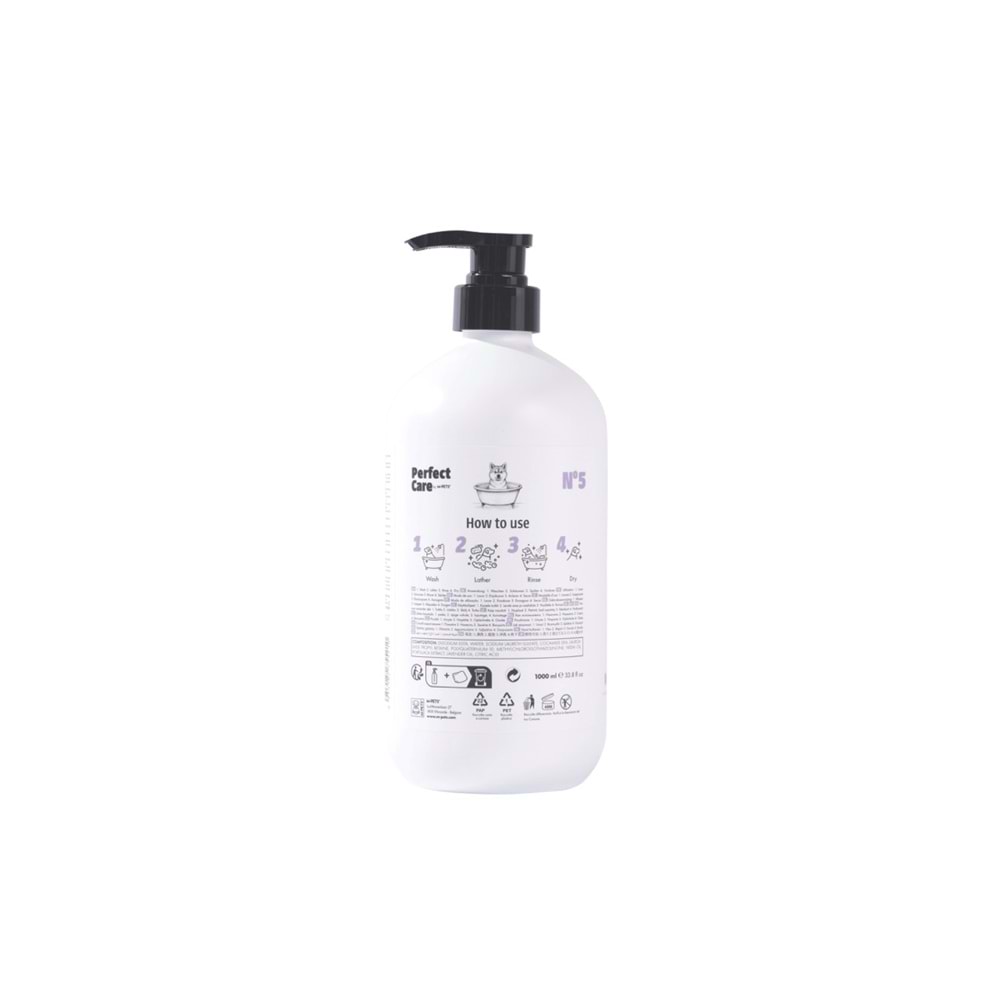 10172999 M-PETS PERFECT CARE NO.5 ANTİ-PARAZİT KÖPEK ŞAMPUANI 1L