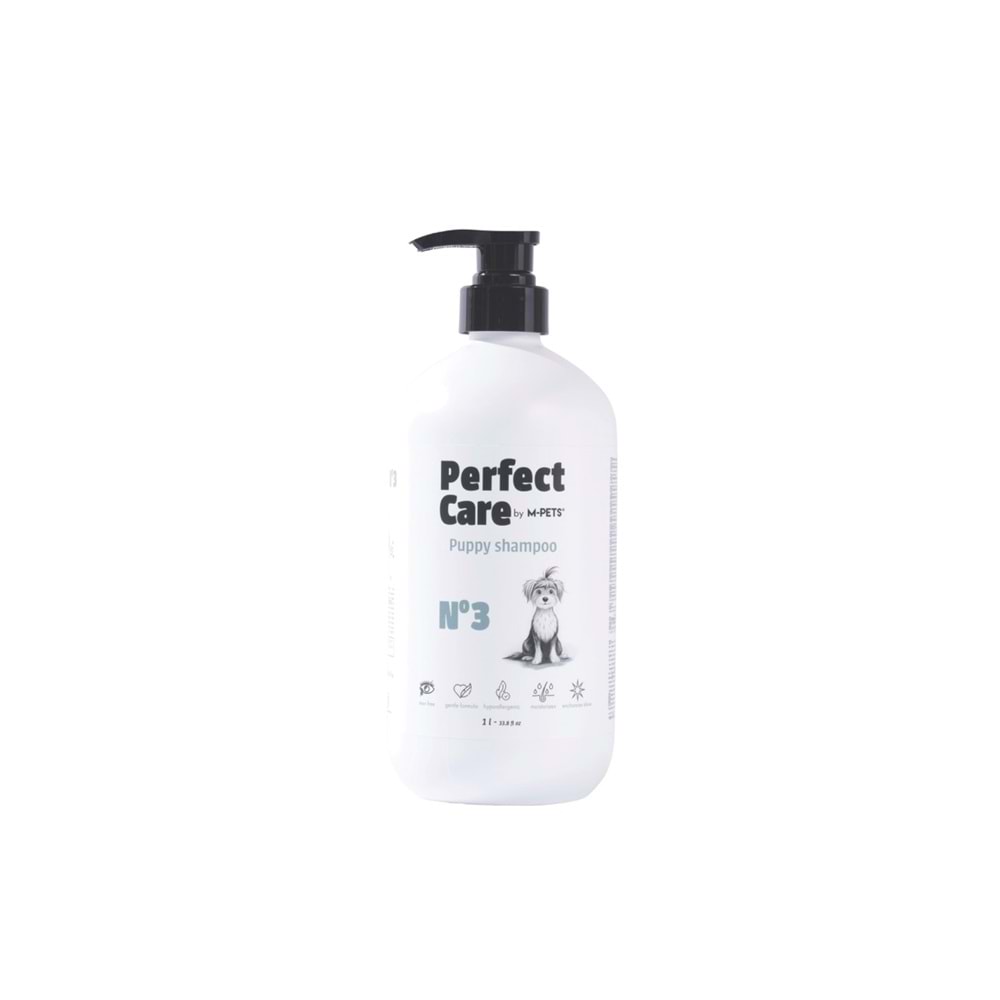 10173099 M-PETS PERFECT CARE NO.3 HİPOALERJENİK YAVRU KÖPEK ŞAMPUANI 1L