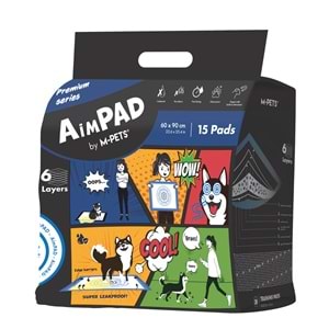 10177399 M-PETS AİMPAD ÇİŞ EĞİTİM PEDİ 60X90CM 15Lİ