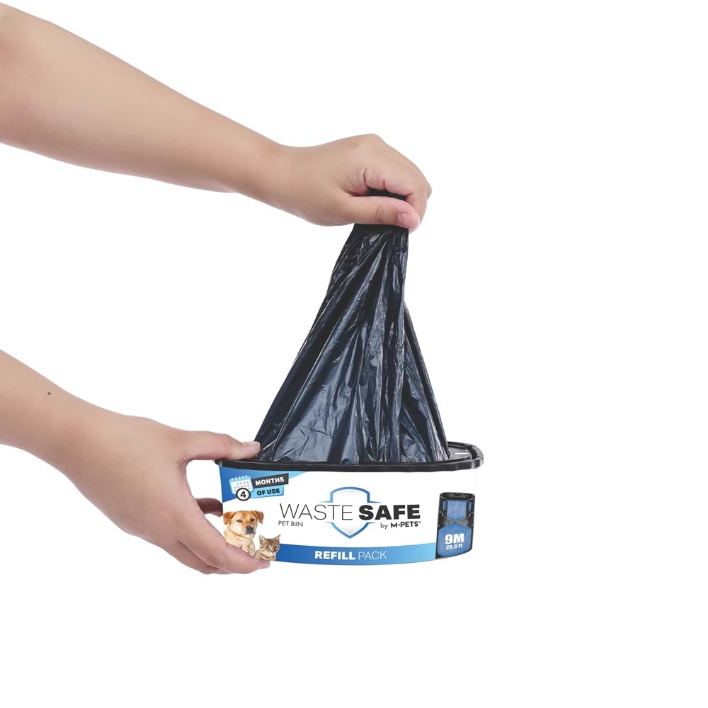 10180508 M-PETS WASTE SAFE KEDİ KUMU ve KÖPEK DIŞKI ATIK POŞETİ YEDEK