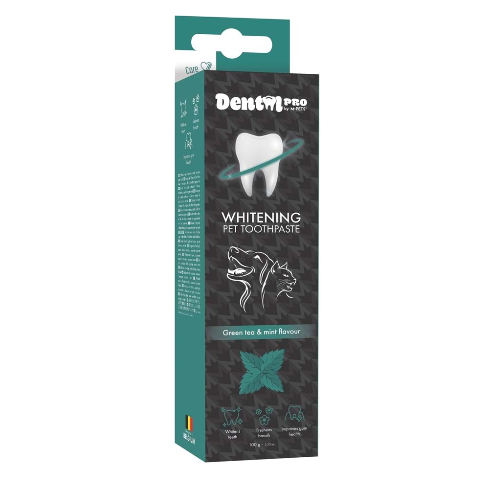 10181699 M-PETS DENTAL CARE PRO YEŞİL ÇAY ve NANE AROMALI DİŞ MACUNU 100GR