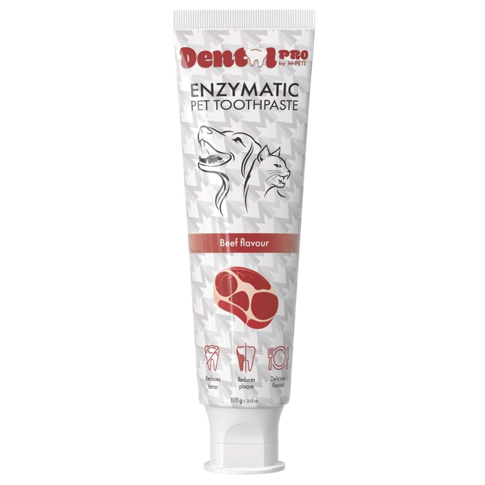 10181999 M-PETS DENTAL CARE PRO BİFTEK AROMALI DİŞ MACUNU 100GR