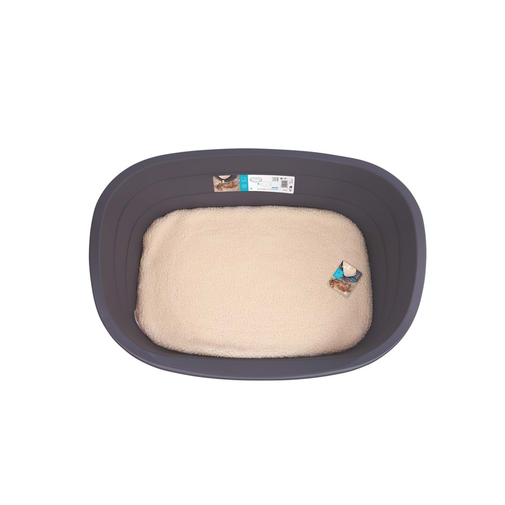 10202613 M-PETS JAVA PLASTİK KÖPEK YATAĞI+MİNDER (L)