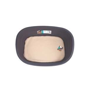 10202613 M-PETS JAVA PLASTİK KÖPEK YATAĞI+MİNDER (L)
