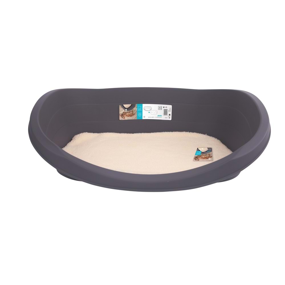10202613 M-PETS JAVA PLASTİK KÖPEK YATAĞI+MİNDER (L)
