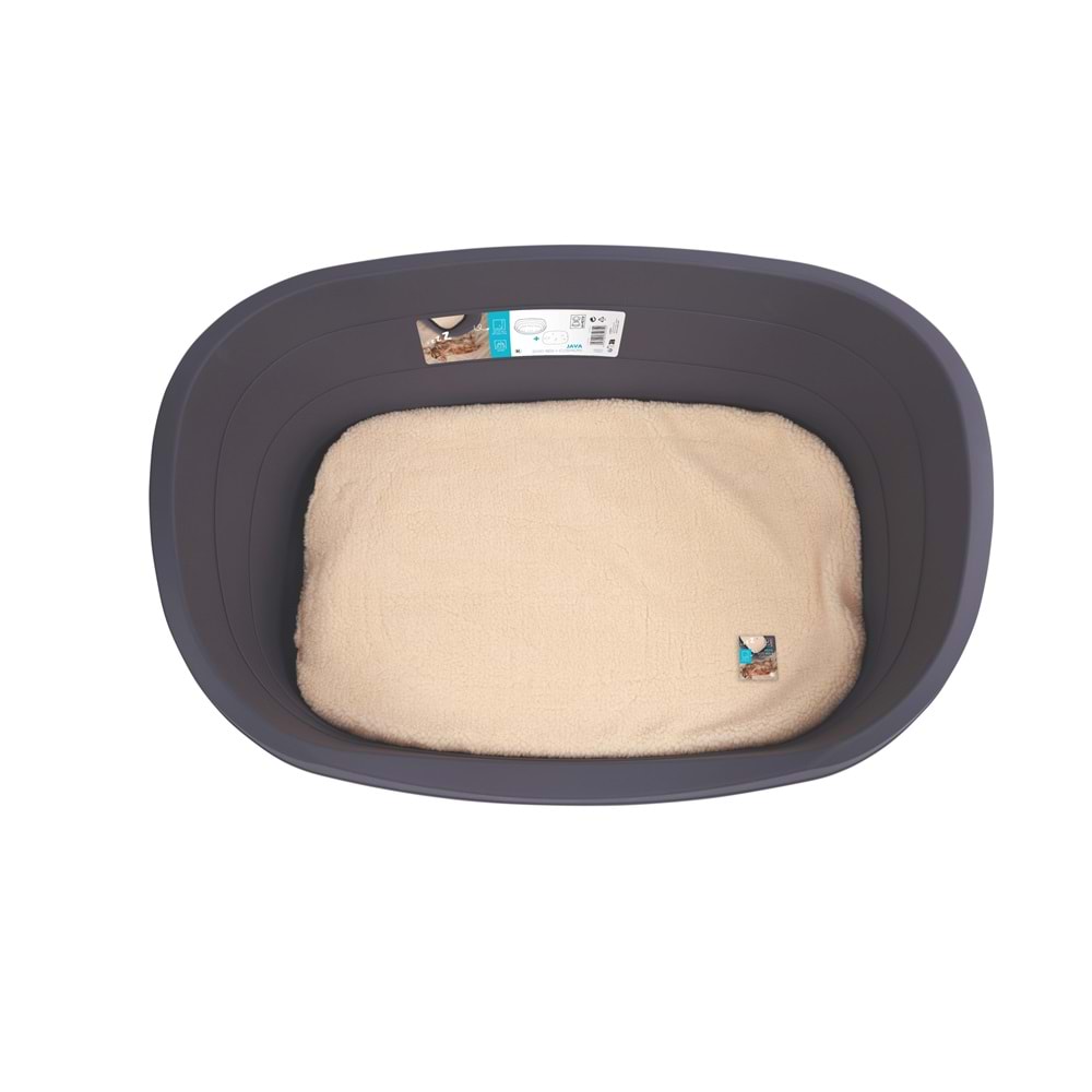10202713 M-PETS JAVA PLASTİK KÖPEK YATAĞI+MİNDER (XL)