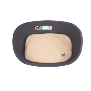 10202713 M-PETS JAVA PLASTİK KÖPEK YATAĞI+MİNDER (XL)