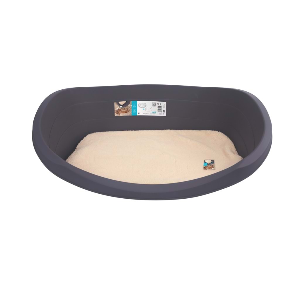 10202713 M-PETS JAVA PLASTİK KÖPEK YATAĞI+MİNDER (XL)