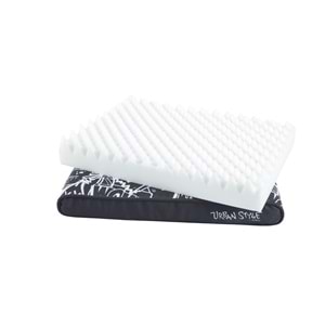 10364899 M-PETS URBANSTYLE CONTEMPO CUSHION YATAK BLACK&WHİTE (L) 95X65X9CM
