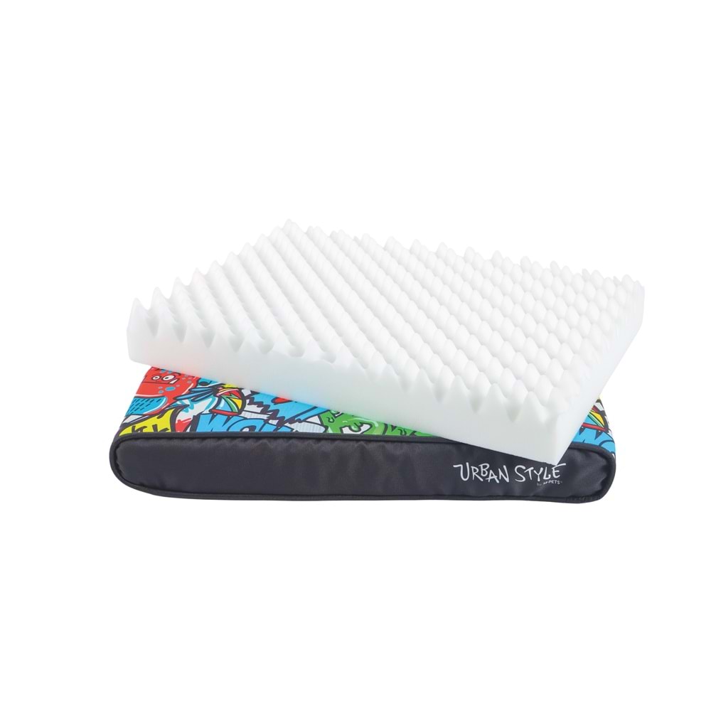 10365099 M-PETS URBANSTYLE CONTEMPO CUSHION YATAK MULTİCOLOR (S) 65X45X9CM
