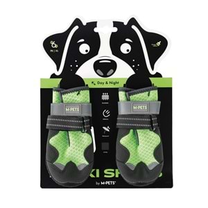 10370799 M-PETS FLEXI KÖPEKLER İÇİN AYAKKABI #6 XL GREEN EDİTİON