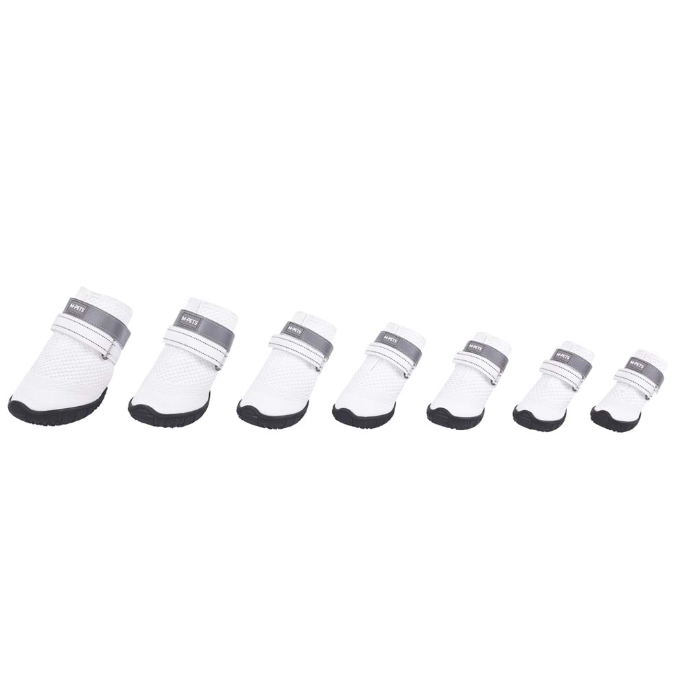 10371899 M-PETS FLEXI KÖPEKLER İÇİN AYAKKABI #1 XXS WHİTE EDİTİON