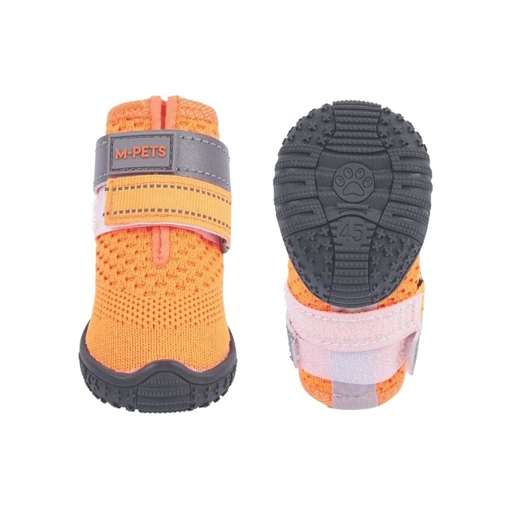 10372699 M-PETS FLEXI KÖPEKLER İÇİN AYAKKABI #2 XS ORANGE EDİTİON