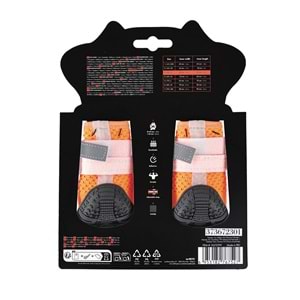 10372799 M-PETS FLEXI KÖPEKLER İÇİN AYAKKABI #3 S ORANGE EDİTİON