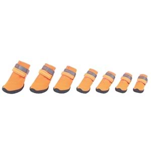 10373099 M-PETS FLEXI KÖPEKLER İÇİN AYAKKABI #6 XL ORANGE EDİTİON