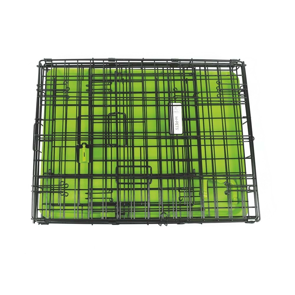 10451503 M-PETS VOYAGER KÖPEK KAFESİ 2 KAPILI (XXL) YEŞİL 122X76X84CM