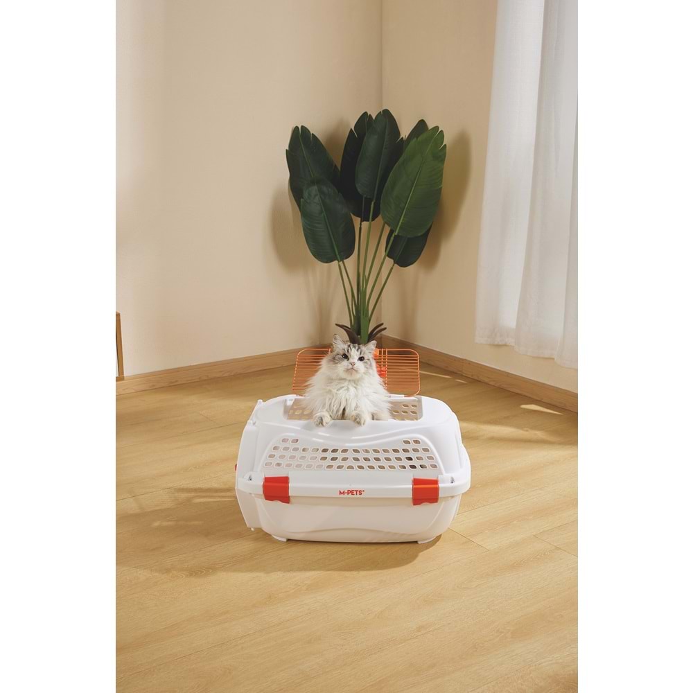 10454899 M-PETS ECO GIRO CARRIER (M) TAŞIMA BEYAZ/ORANGE