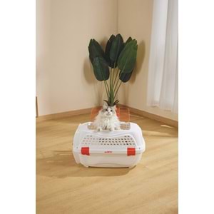 10454899 M-PETS ECO GIRO CARRIER (M) TAŞIMA BEYAZ/ORANGE