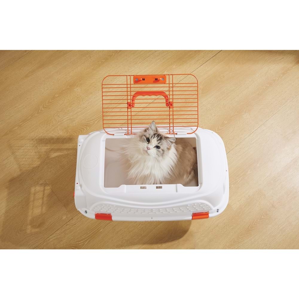 10454899 M-PETS ECO GIRO CARRIER (M) TAŞIMA BEYAZ/ORANGE