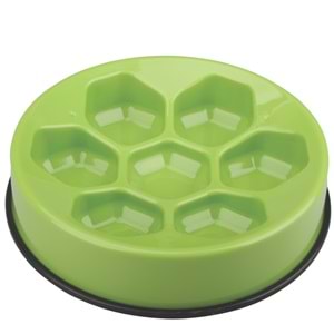 10503908 M-PETS CAVITY YAVAŞ YEME MAMA KABI 1200ML GREEN