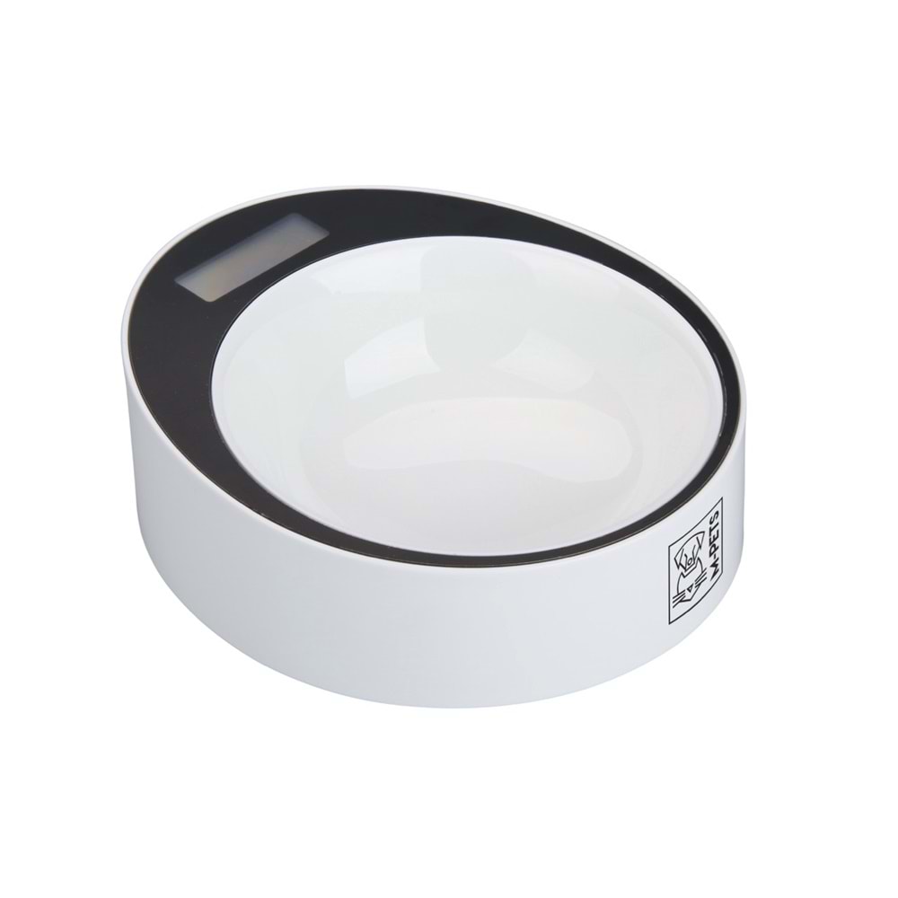 10520099 M-PETS YUMI SMART DİGİTAL TARTILI MAMA KABI WHİTE