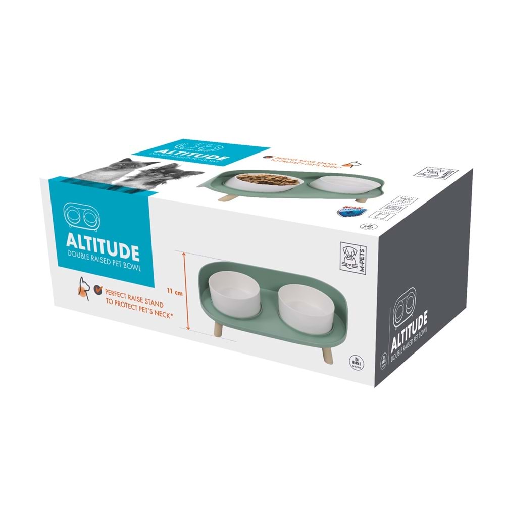 10530299 M-PETS ALTITUDE 2Lİ MAMA KABI STANDI 2X450ML