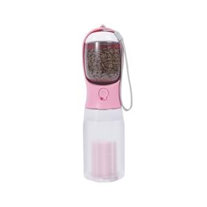 10554699 M-PETS ON THE ROAD 3İN1 KÖPEK SEYAHAT SULUĞU 600ML PİNK