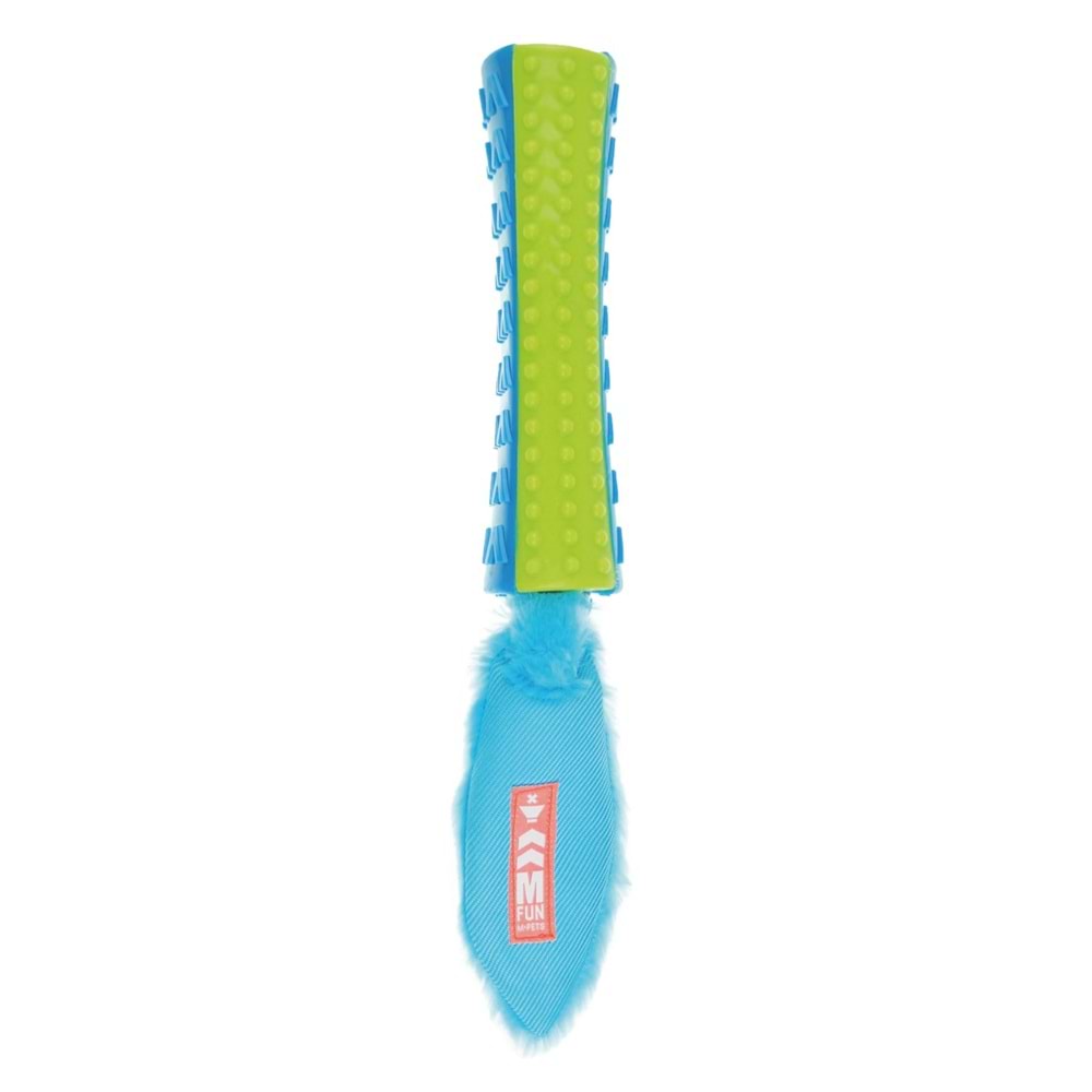 10630399 M-PETS ON/OFF FUNSTY KÖPEKLER İÇİN KAUÇUK OYUNCAK BLUE/GREEN