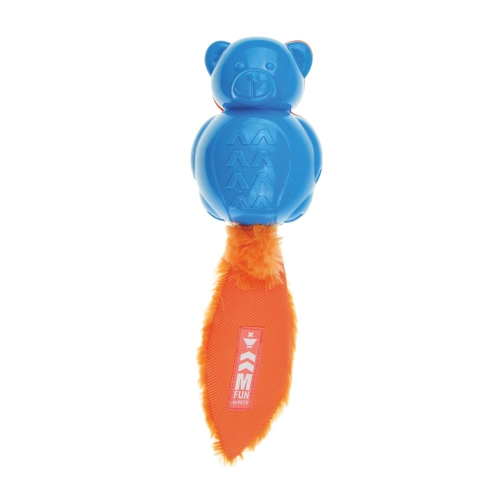 10631299 M-PETS ON/OFF TEDDY KÖPEKLER İÇİN KAUÇUK OYUNCAK BLUE/ORANGE