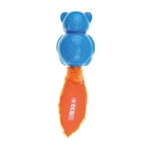 10631299 M-PETS ON/OFF TEDDY KÖPEKLER İÇİN KAUÇUK OYUNCAK BLUE/ORANGE