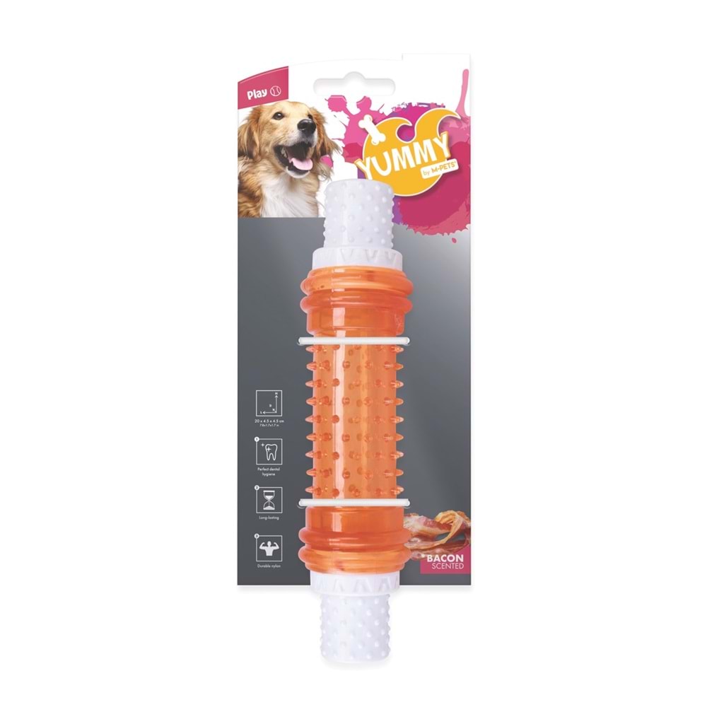 10635499 M-PETS YUMMY STICK ET AROMALI KAUÇUK KÖPEK OYUNCAĞI