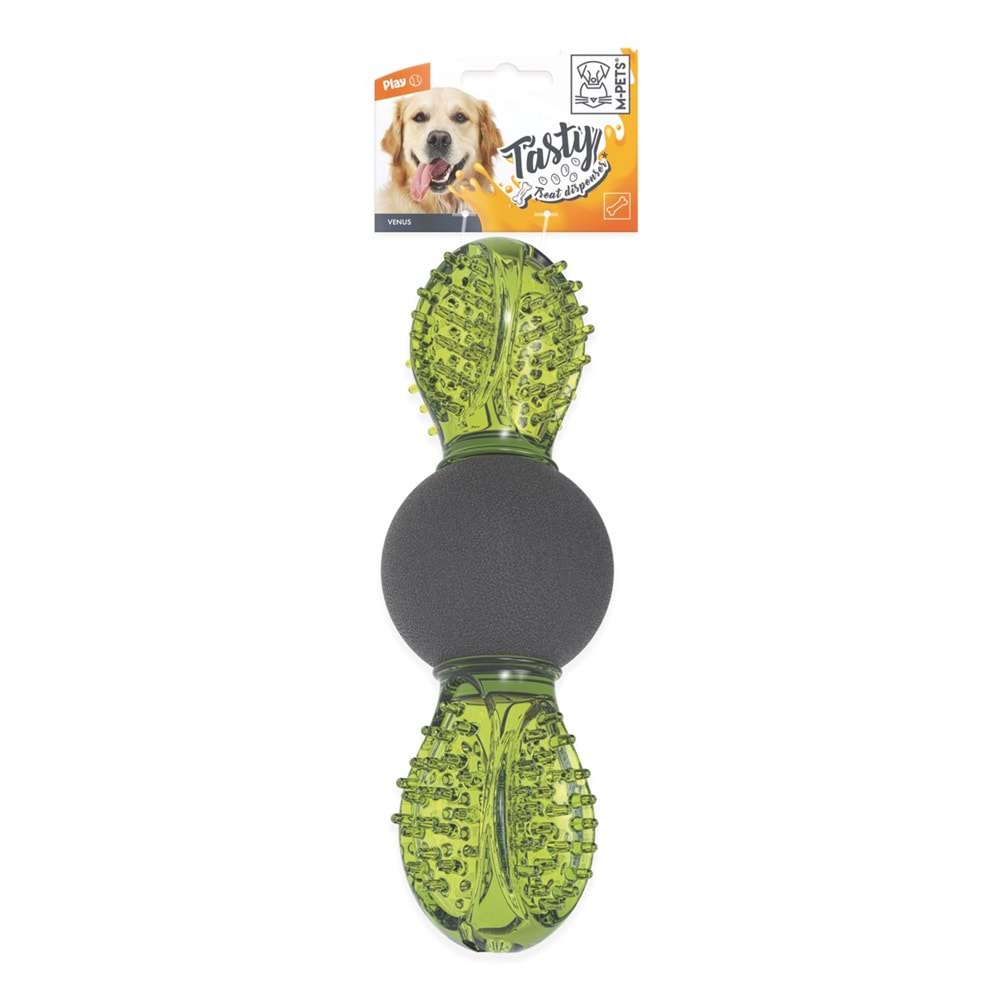 10637099 M-PETS URANUS ÖDÜL HAZNELİ KAUÇUK OYUNCAK GREEN